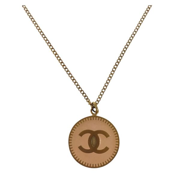 Chanel Metal Coco Mark Necklace 06P - Picture 1 of 6